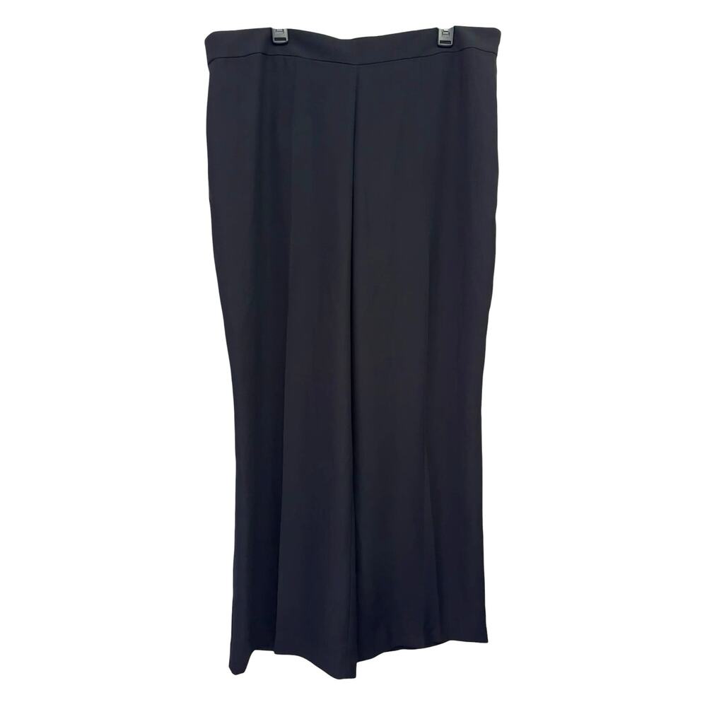 Ann Taylor Black Wide Leg Pants Size 18 NWT High Rise Dress Pants